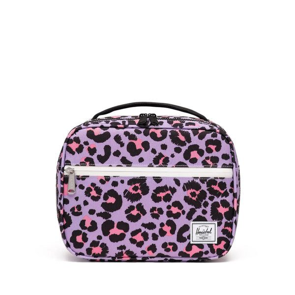 Herschel Pop Quiz Lunch Box | Scribble Leopard Sachet Pink