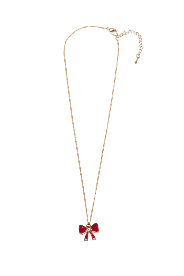 Great Pretenders | Holiday Bow Necklace