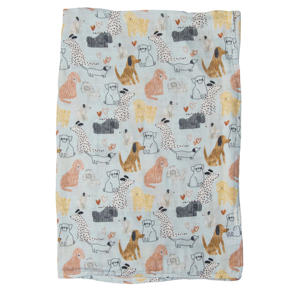 LouLou Lollipop Muslin Swaddle | Honey Puppies