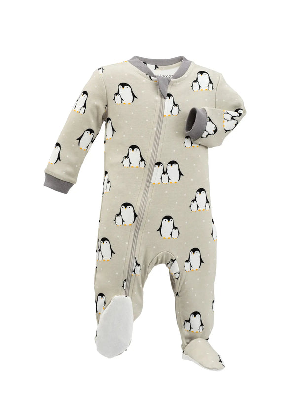 ZippyJamz Footed Cotton Sleeper | Huddle & Chill