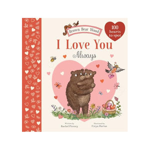 Book titled 'I Love You Always' with a bear illustration on a white background