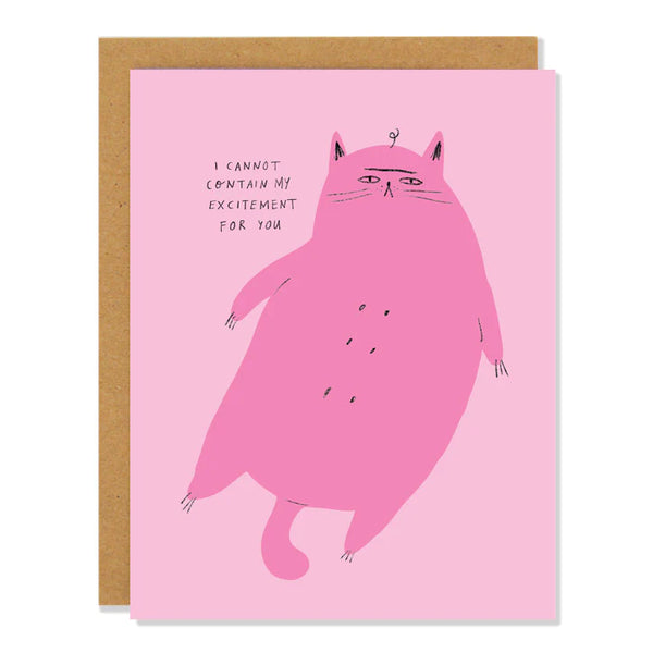 Badger and Burke Greeting Card | Indifferent Kitty