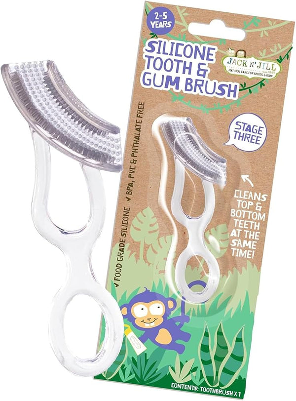 Jack N' Jill | Silicone Tooth & Gum Brush | Stage 3, 2-5 years