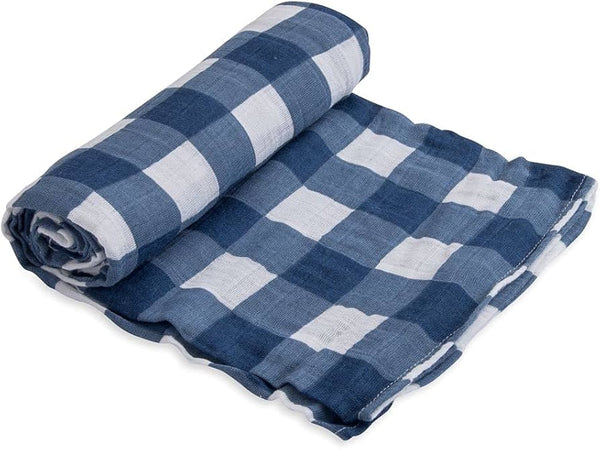 Little Unicorn Cotton Muslin Swaddle Singles | Jack Plaid