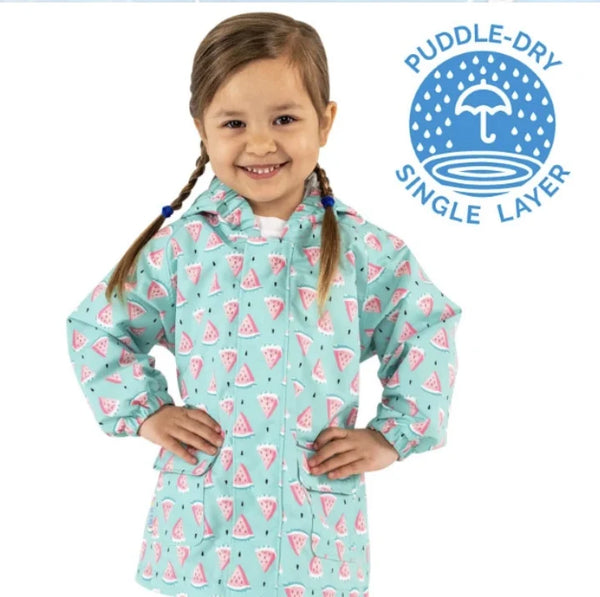 Jan & Jul Puddle-Dry Rain Jackets (Single Layer) | Watermelon