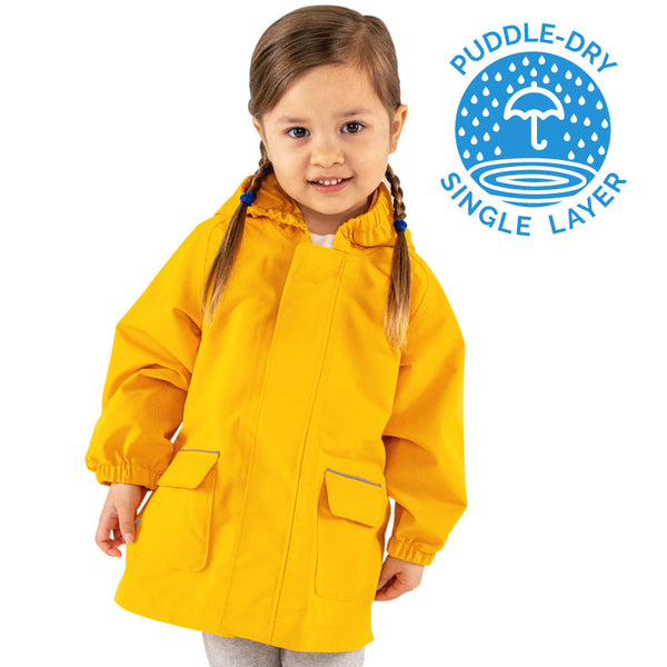 Jan & Jul Puddle-Dry Rain Jackets (Single Layer) | Yellow