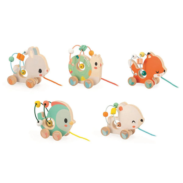 Janod Pure | Animal Baby Looping Toys