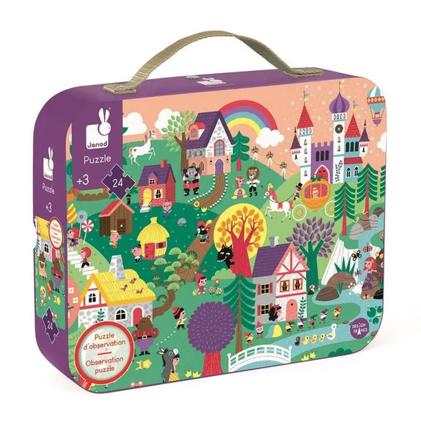 Janod | 24-Piece Observation Puzzle | Tales