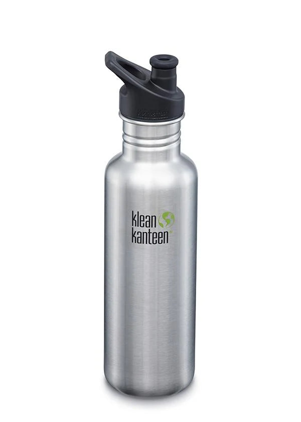 Klean Kanteen 27 oz Classic Water Bottle with Sport Cap