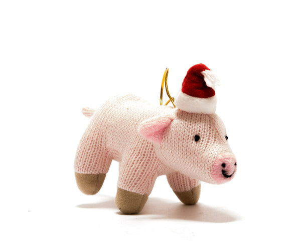 Best Years Knitted Christmas Ornament | Pig