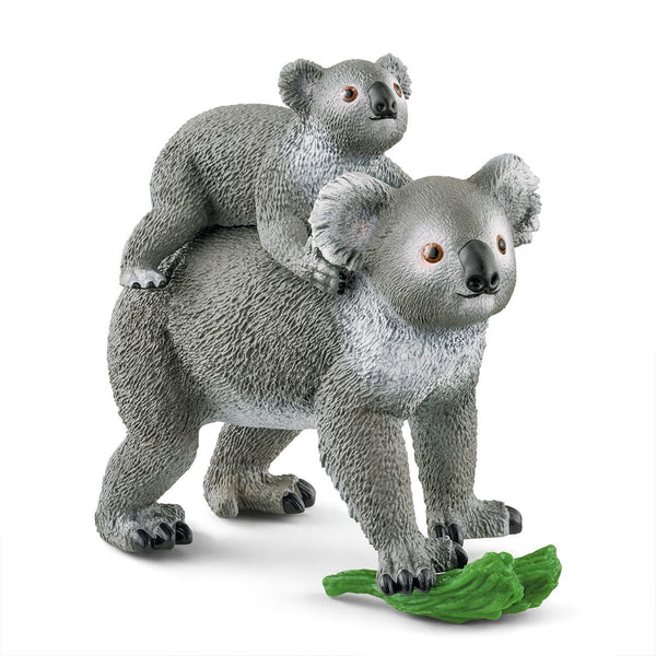 Schleich Wild Life Figurine | Koala Mother with Baby
