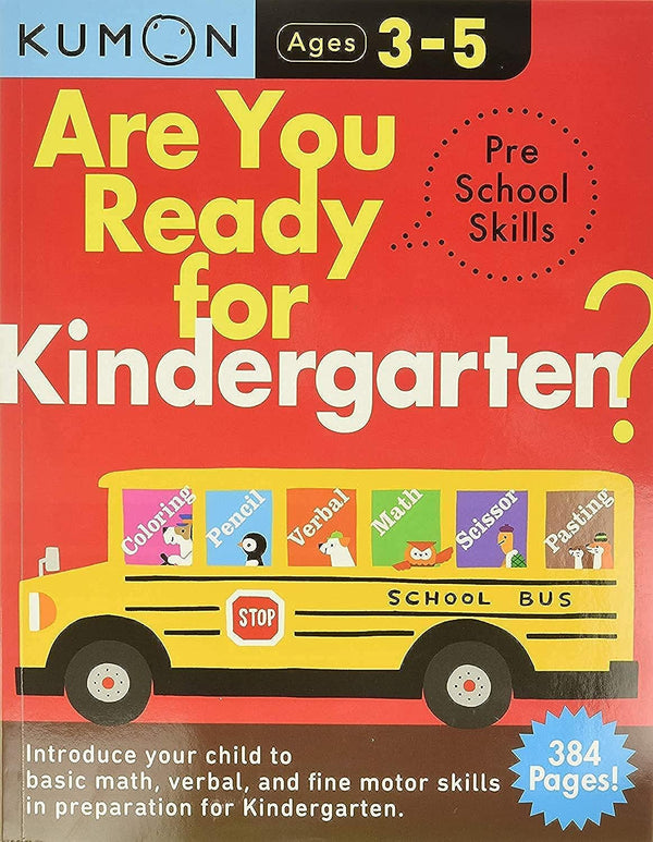 Kumon Workbook | Are you Ready for Kindergarten? Ages 3-5