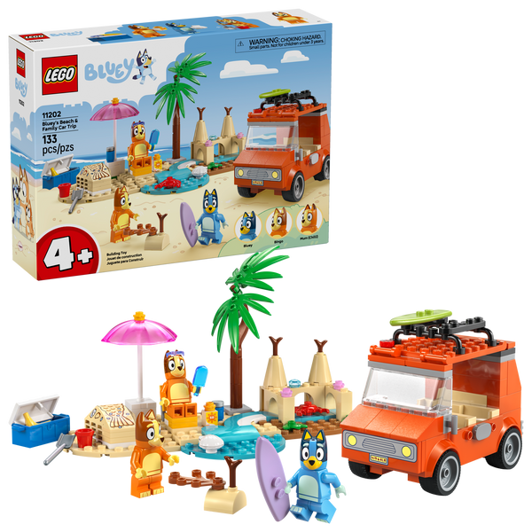 LEGO | Bluey's Beach & Family Car Trip | 11202