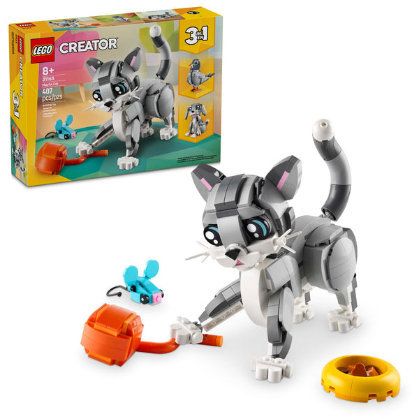 LEGO Creator | 3-in-1 Playful Cat / Dog / Cute Pigeon | 31163