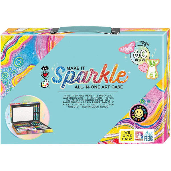 iHeartArt Make It Sparkle All-In-One-Art Case