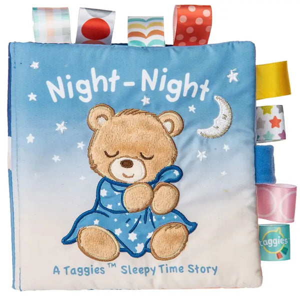 Mary Meyer Taggies Soft Book 6" | Starry Night Teddy
