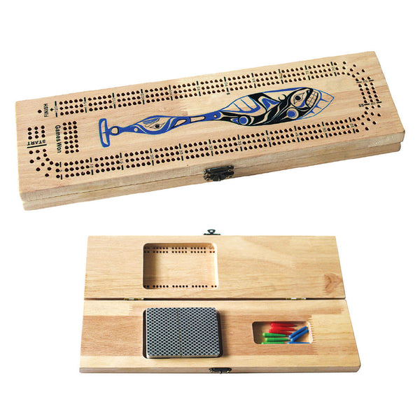 Native Northwest 3-Track Cribbage Board | Two Styles