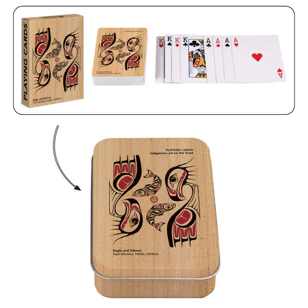 Native Northwest Playing Cards | Eagle and Salmon