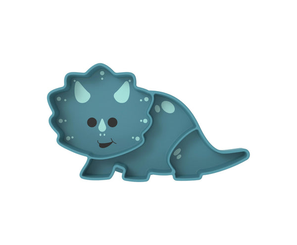 Melii | Divided Silicone Suction Plate | Luxe Dinosaur