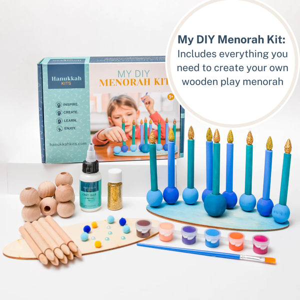 My DIY Menorah Kit (Now 50% off the original price of $34.99)