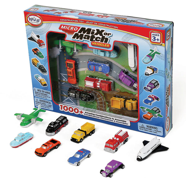 Popular Playthings | MICRO Mix or Match Vehicles Deluxe (Bilingual Edition)