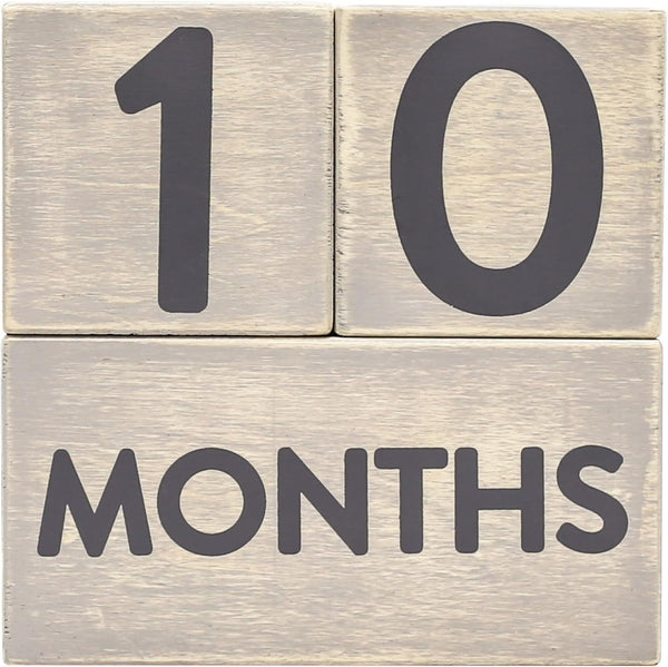 Pearhead|  Age Block Set |Wooden Grey