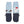 Pair of socks with cartoon characters on a beige background