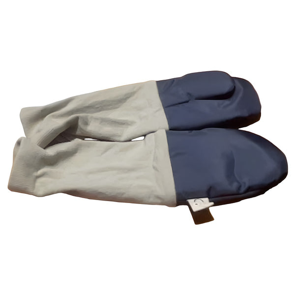 MimiTENS Children's Mittens | Beige and Navy