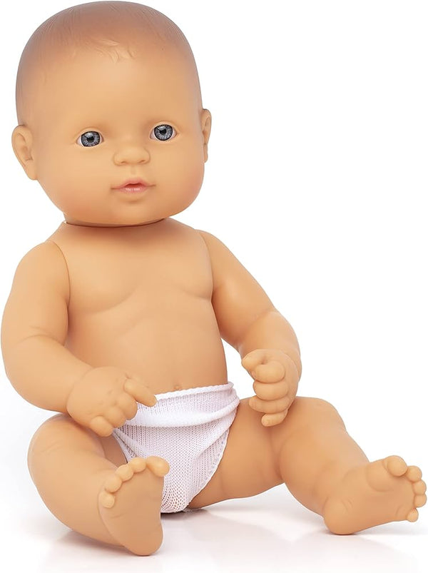 Miniland Newborn Baby Doll Boy 12"