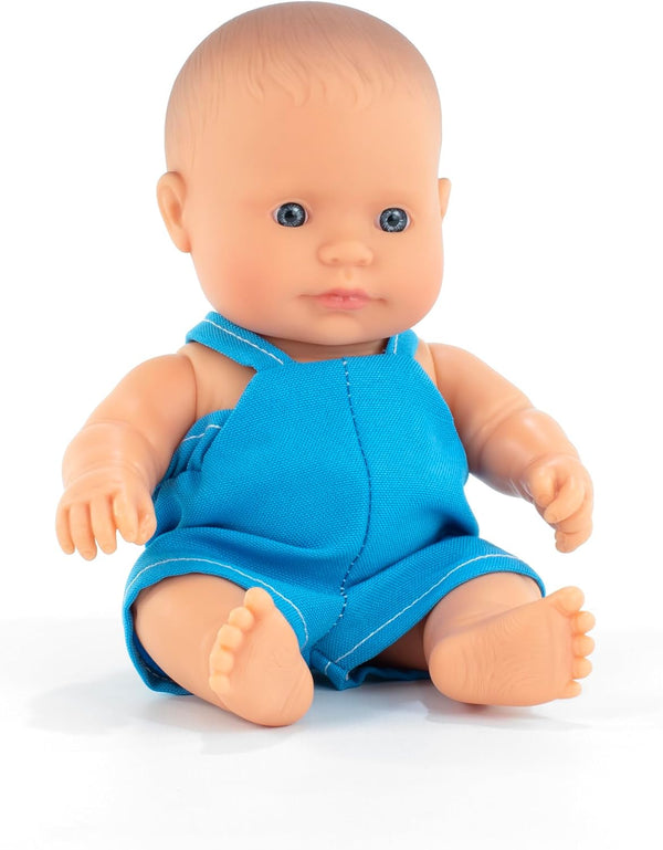 Miniland My Friends and Me Dressed Dolls 8 1/4" | Caucasian Boy
