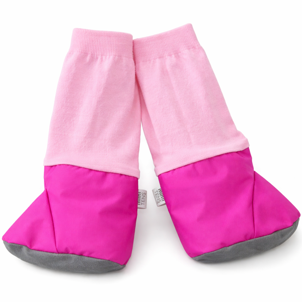 MimiTENS Booties | Pink on Pink