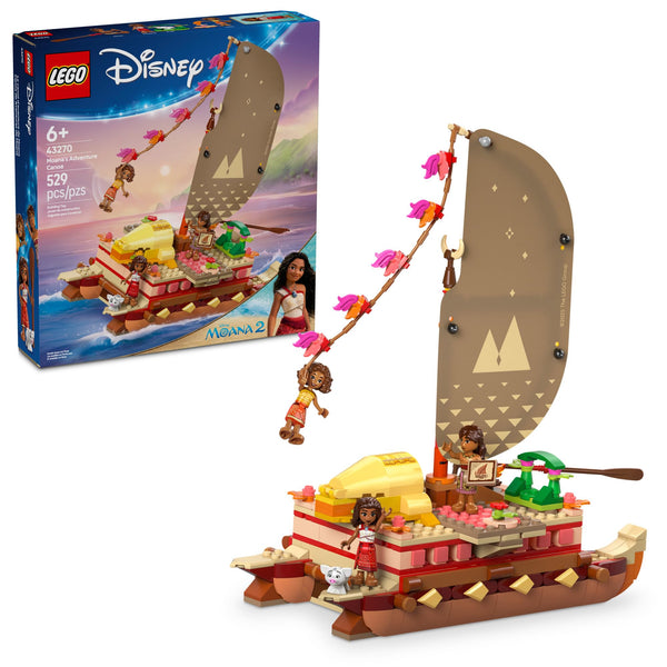 LEGO Disney | Moana's Adventure Canoe (529 pcs) | 43270