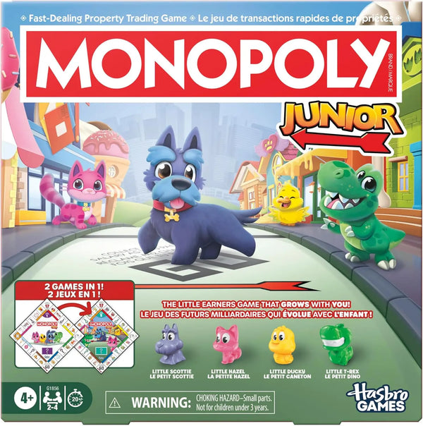 Hasbro | Monopoly Junior 2 Games In 1