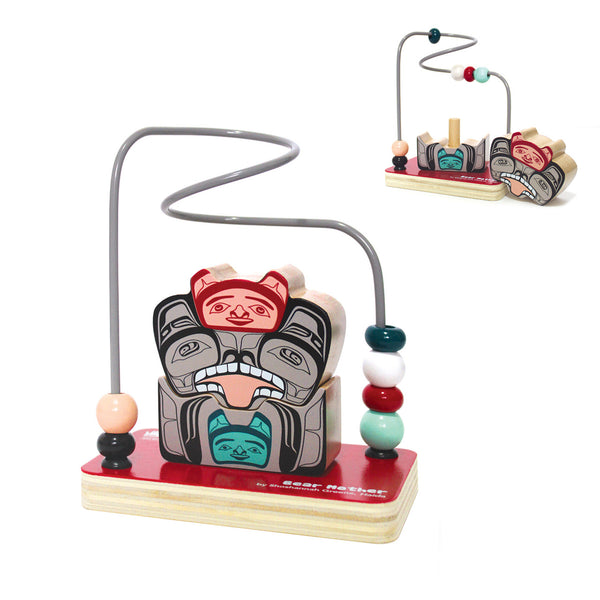Native Northwest | Stacking Animal Bead Maze | Mother Bear