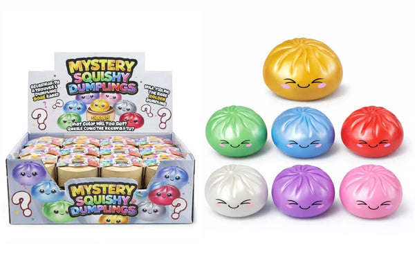 Mystery Squishy | Jumbo Metallic Dumpling