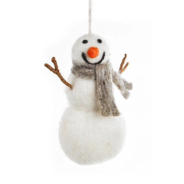 Felt So Good Christmas Ornaments | Norman the Snowman