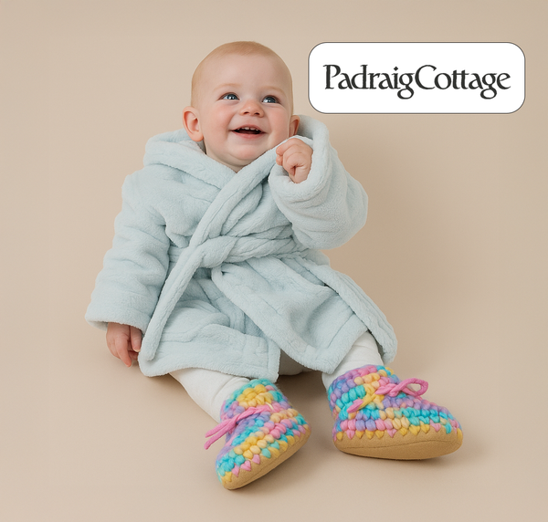 Padraig Cottage Newborn Slippers