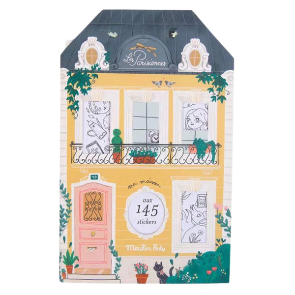 Moulin Roty| Les Parisiennes | Colouring Book with Stickers