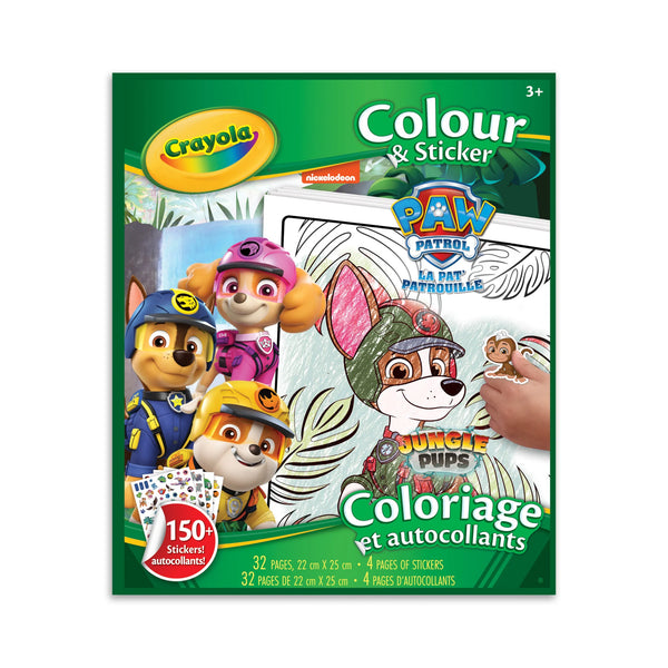 Crayola Paw Patrol Colour & Sticker | Paw Patrol