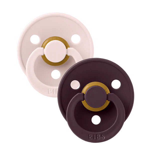 BIBS  2-Pack Latex Pacifiers | Colour Collection | Size 2 (6-18 months)