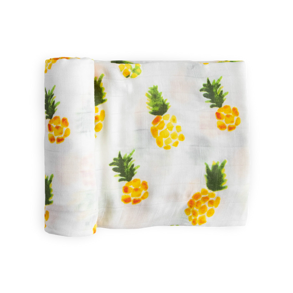 Little Unicorn Cotton Muslin Swaddle Singles | Pineapple