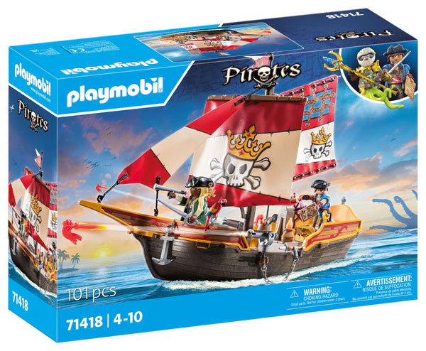 Playmobil| Pirate Ship 71418