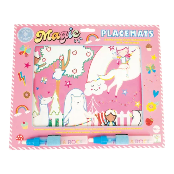 Floss & Rock Magic Placemats | Rainbow Fairy