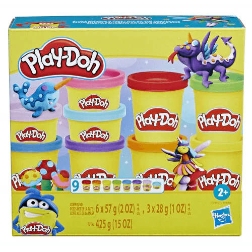 Play-Doh- Colourful Compound 9 Pack Assorted