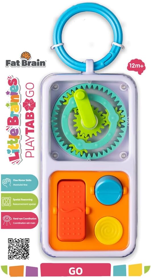 Fat Brain Toys | PlayTab Go Portable Sensory Activity Board
