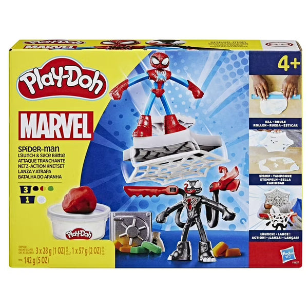 Play-Doh Marvel | Spider-Man Launch & Slice Battle