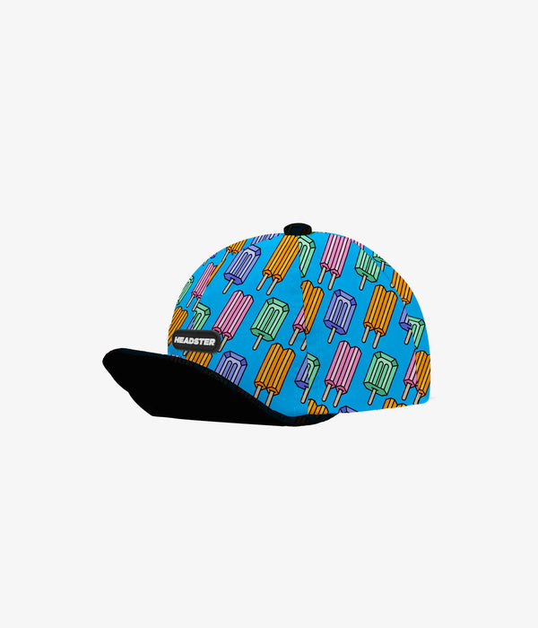Headster Short Brim Baby Hats (0-6 months) | Pop Neon Blue