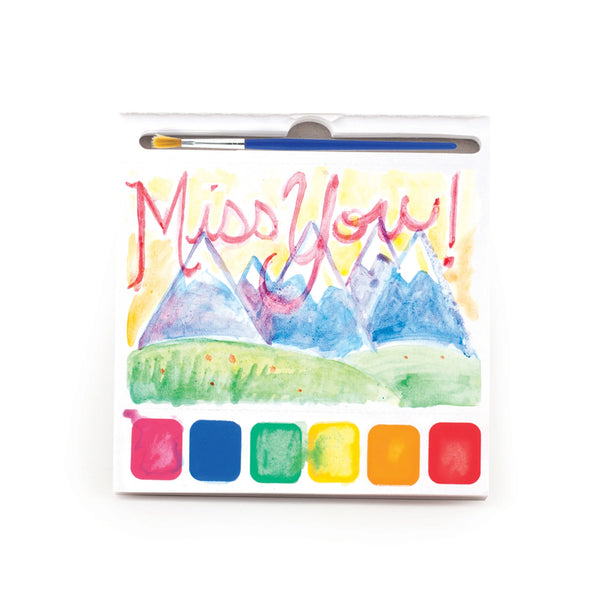 Kikkerland | Postcard Paint Book
