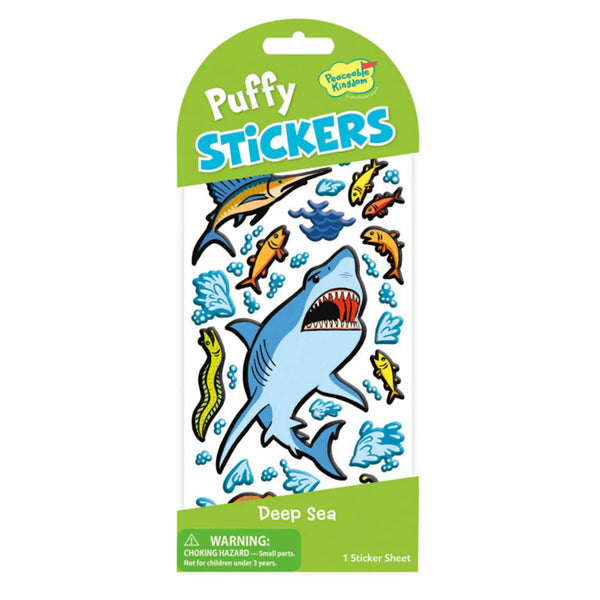 Peaceable Kingdom Puffy Deep Sea Stickers