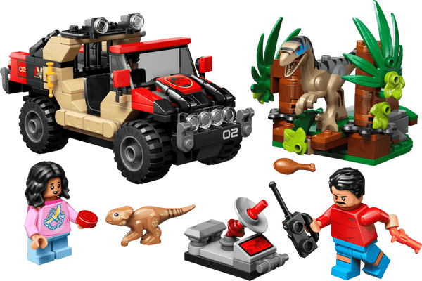 LEGO Jurassic World | Raptor Off-Road Escape | 76972 (285 pieces)